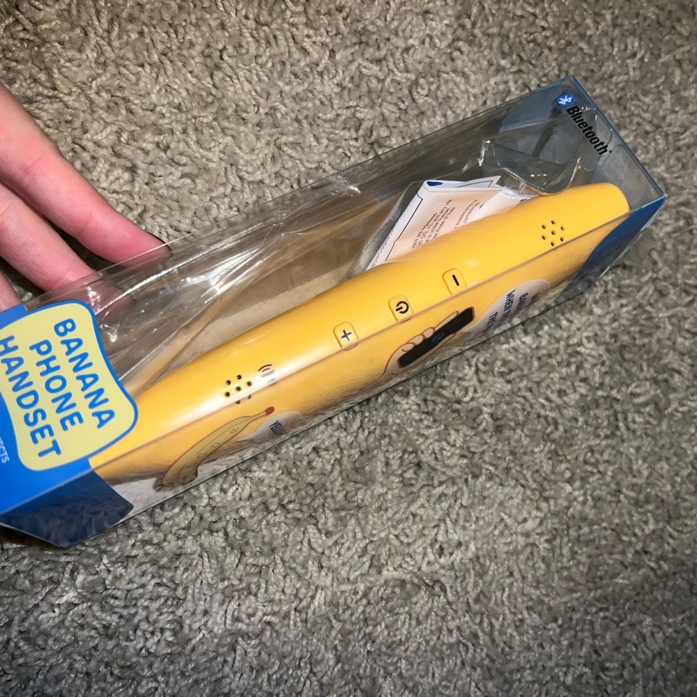 Banana Bluetooth Phone Handset - Yellow